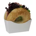 Bagel Scoop Blanc 120x46x60/120mm